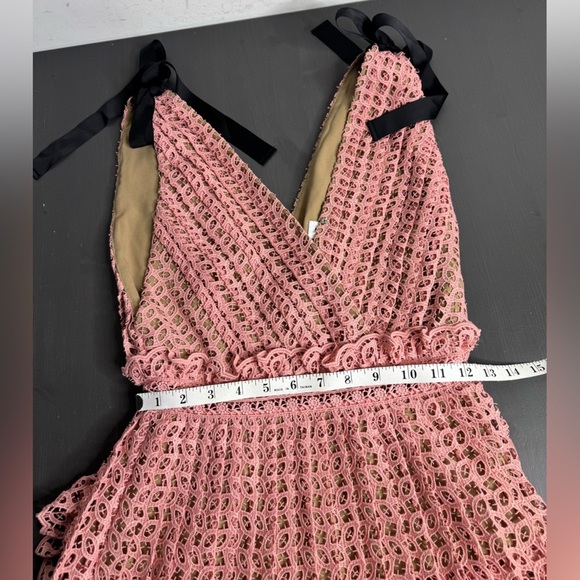 SELF PORTRAIT Cutwork Mini Dress - Picture 9 of 11